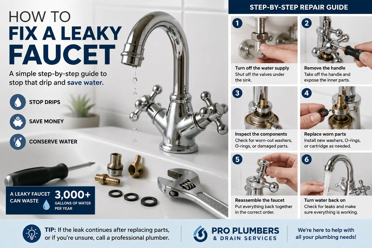 How to Fix a Leaky Faucet